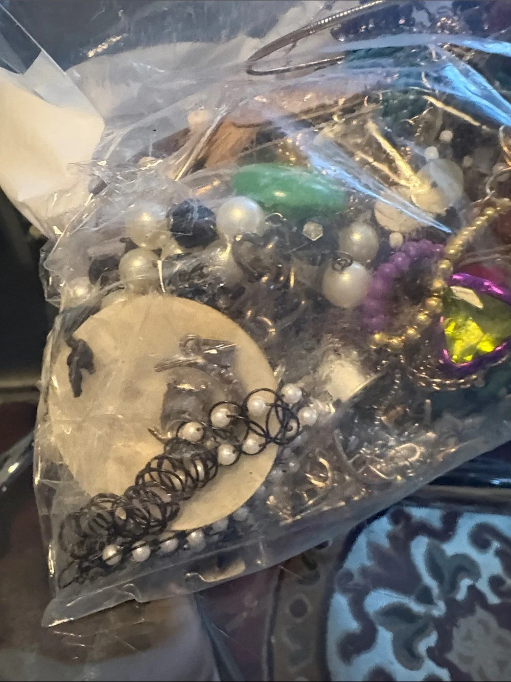 Wearable Jewelry in a bag with many different colors and designs LBS 3.14